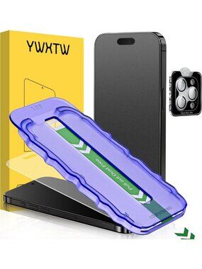 2 Pack Matte Screen Protector & Camera Lens Protector for iPhone 16 Pro Max